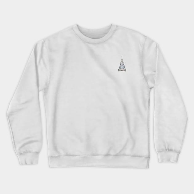 New York City Icons: Chrysler Building Crewneck Sweatshirt by buhloop.icons